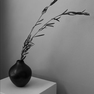 Vintage Crate & Barrel Small Bronze Vase